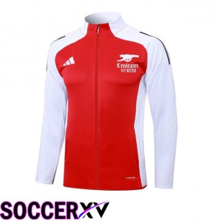 Arsenal Training Jacket Red White 2024/2025