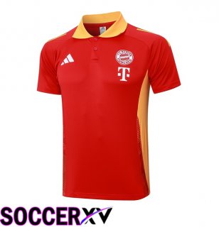 Bayern Munich Soccer Polo Red 2024/2025