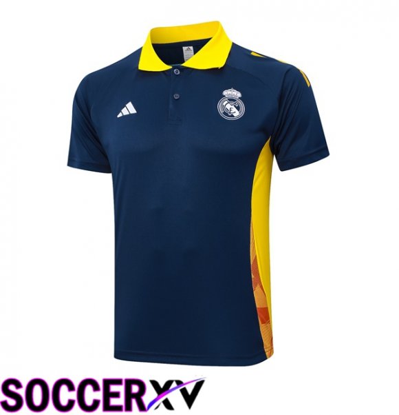 Real Madrid Soccer Polo Blue Royal 2024/2025