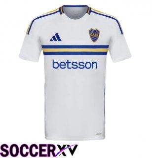 Boca Juniors Away Soccer Jersey White 2024/2025