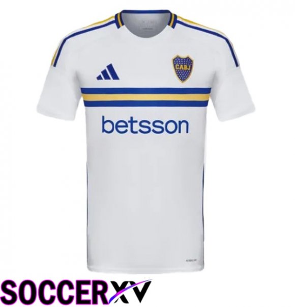 Boca Juniors Away Soccer Jersey White 2024/2025