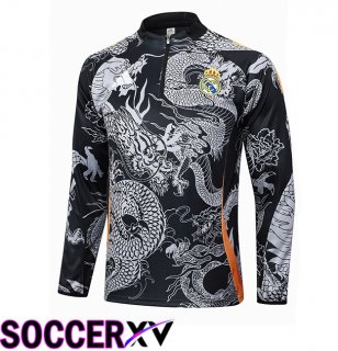 Real Madrid Training Sweatshirt Black 2024/2025