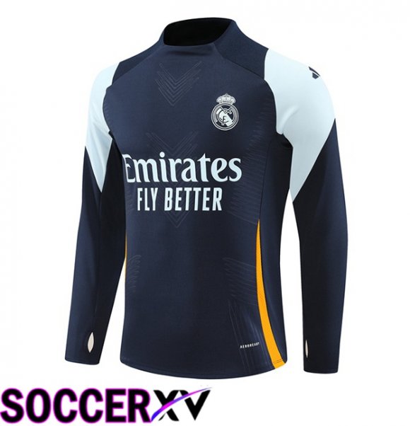 Real Madrid Training Sweatshirt Blue Royal 2024/2025