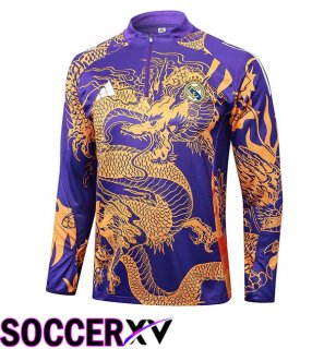 Real Madrid Training Sweatshirt Purple 2024/2025