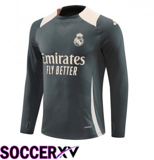 Real Madrid Training Sweatshirt Grey 2024/2025