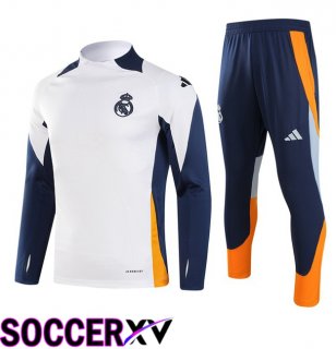 Real Madrid kit Training Tracksuit White 2024/2025