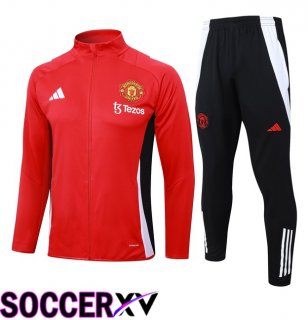 Manchester United kit Training Jacket Suit Red 2024/2025