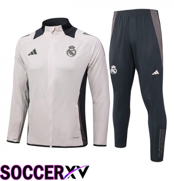 Real Madrid kit Training Jacket Suit Grey 2024/2025