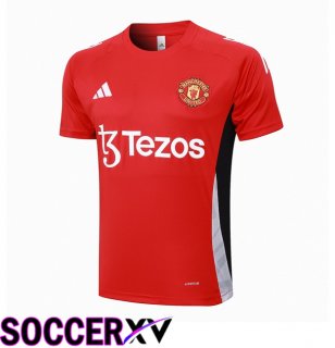 Manchester United Training T Shirt Red 2024/2025