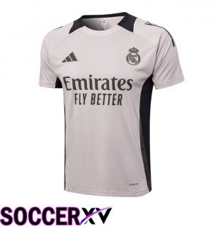 Real Madrid Training T Shirt Grey 2024/2025