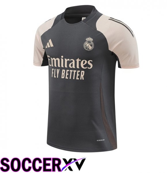 Real Madrid Training T Shirt Grey 2024/2025