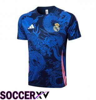 Real Madrid Training T Shirt Blue Royal 2024/2025