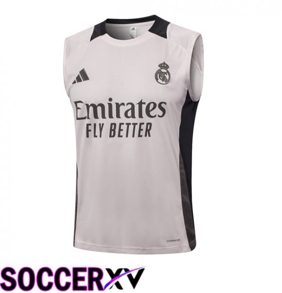 Real Madrid Gilet Soccer Grey 2024/2025