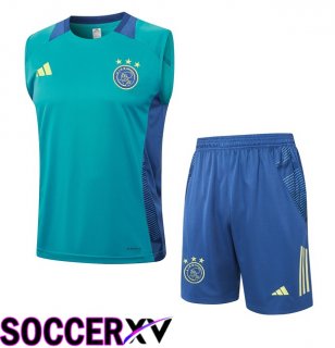 AFC Ajax Gilet Soccer + Shorts Blue 2024/2025