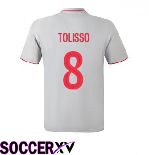 lyon OL (TOLISSO 8) Third Soccer Jersey Grey 2025/2026