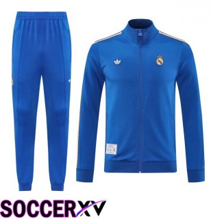 Real Madrid kit Training Tracksuit - Training Jacket Blue 2025/2026  Real Madrid kit Training Tracksuit - Training Jacket Blue 2025/2026