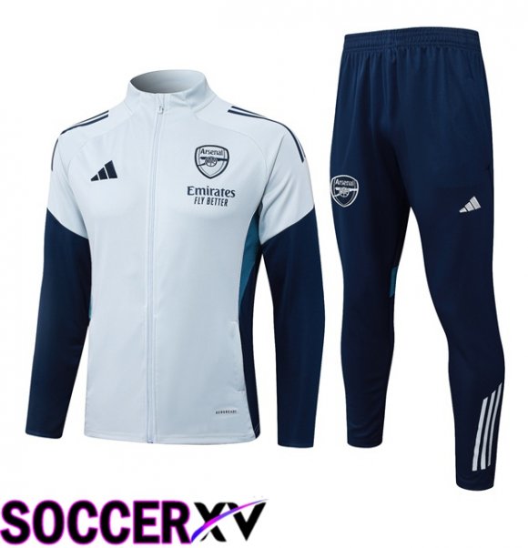 Arsenal kit Training Tracksuit - Training Jacket Grey 2025/2026  Arsenal kit Training Tracksuit - Training Jacket Grey 2025/2026