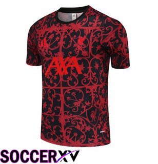 FC Liverpool Training T Shirt Red Black 2025/2026