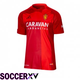 Real Zaragoza Third Soccer Jersey Red 2025/2026