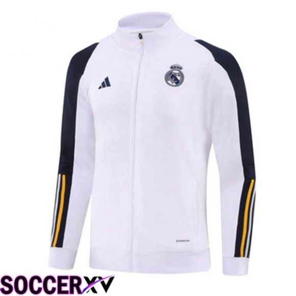 Real Madrid Training Jacket White 2023/2024