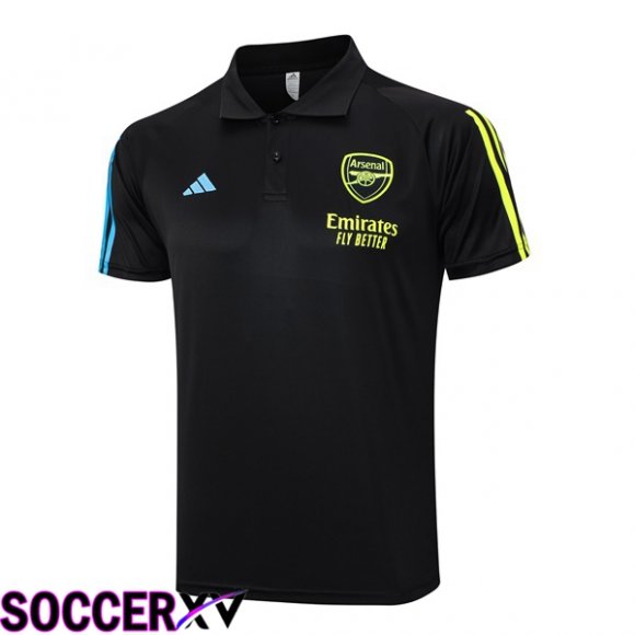 Arsenal Soccer Polo Black 2023/2024