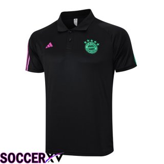 Bayern Munich Soccer Polo Black 2023/2024