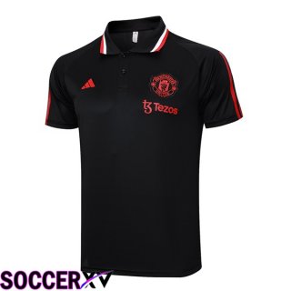 Manchester United Soccer Polo Black 2023/2024