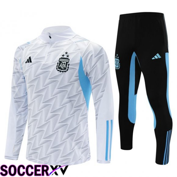 Argentina Training Tracksuit Suit White 2023/2024