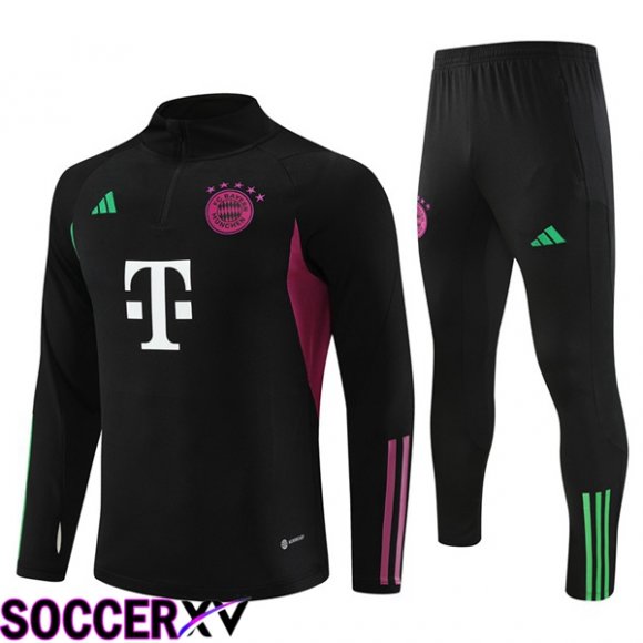 Bayern Munich Training Tracksuit Suit Black 2023/2024