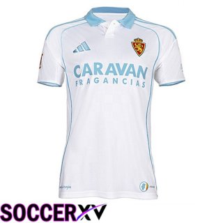 Real Zaragoza Home Soccer Jersey 2025/2026
