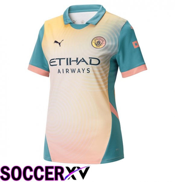 Manchester City Women Fourth New Soccer Jersey 2024/2025