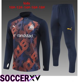 Marseille OM Kids kit Training Tracksuit Blue Royal 2024/2025