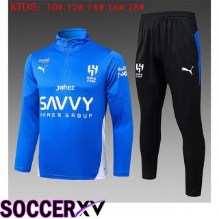 Al-Hilal FC Kids kit Training Tracksuit Blue 2025/2026
