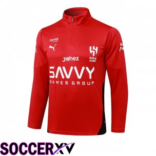 Al-Hilal FC Training Sweatshirt Red 2025/2026