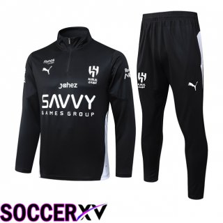 Al-Hilal FC kit Training Tracksuit Black 2025/2026