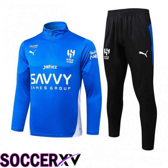 Al-Hilal FC kit Training Tracksuit Blue 2025/2026