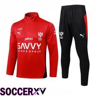 Al-Hilal FC kit Training Tracksuit Red 2025/2026