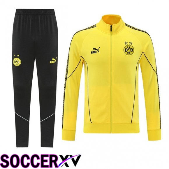Dortmund BVB kit Training Tracksuit - Training Jacket Yellow 2025/2026  Dortmund BVB kit Training Tracksuit - Training Jacket Yellow 2025/2026