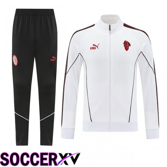 AC Milan kit Training Tracksuit - Training Jacket White 2025/2026