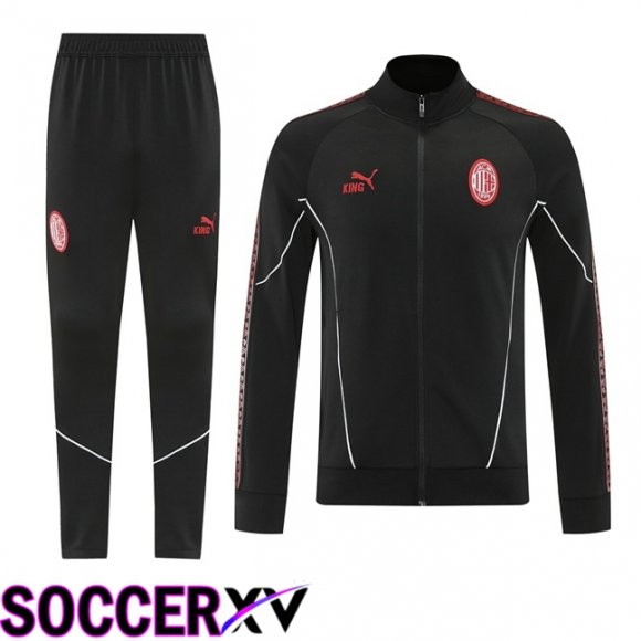 AC Milan kit Training Tracksuit - Training Jacket Black 2025/2026