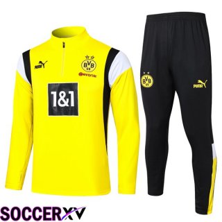 Dortmund BVB Training Tracksuit Suit Yellow 2023/2024