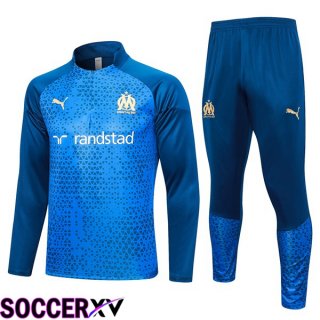 Marseille OM Training Tracksuit Suit Blue 2023/2024