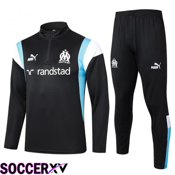 Marseille OM Training Tracksuit Suit Black 2023/2024