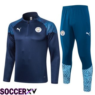 Manchester City Training Tracksuit Suit Royal Blue 2023/2024