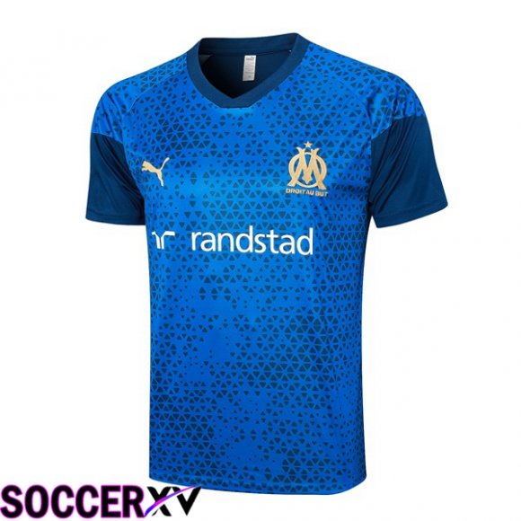 Marseille OM Training T Shirt Blue 2023/2024