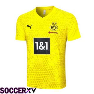 Dortmund BVB Training T Shirt Yellow 2023/2024