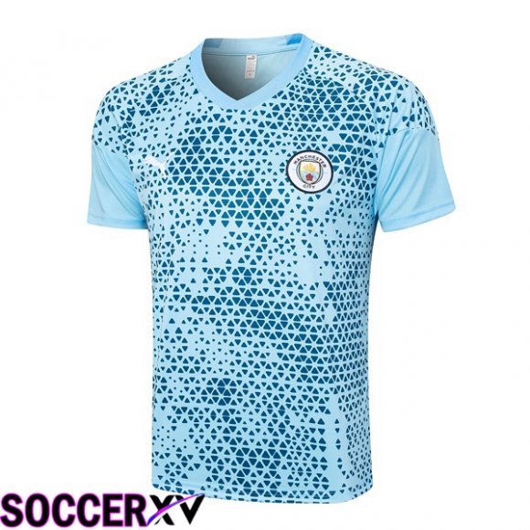 Manchester City Training T Shirt Blue 2023/2024