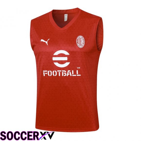 AC Milan Soccer Vest Red 2023/2024