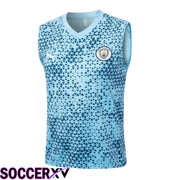 Manchester City Soccer Vest Blue 2023/2024