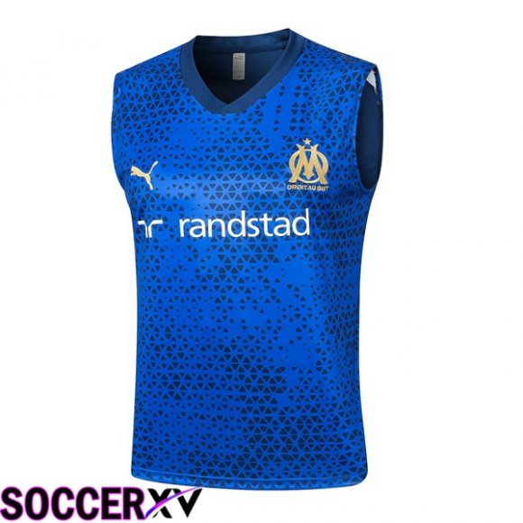 Marseille OM Soccer Vest Blue 2023/2024